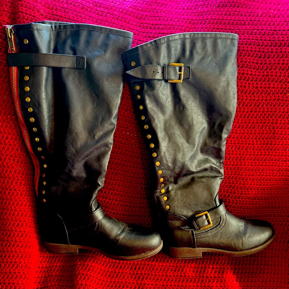 Knee High Wide Calf Boots